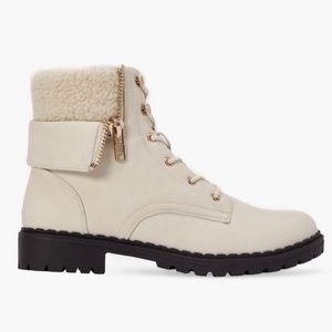 Booties in Bone White